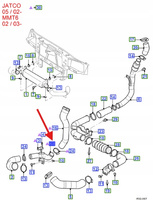 PRZEWÓD POWIETRZE MONDEO 2000-07 1313437 _ 2S7Q-6K889-AB