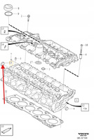 ZAŚLEPKA GŁOWICY 3.0 3.2 B6 VOLVO S60 V60 2011- XC60 XC70 S80 OE 31251117