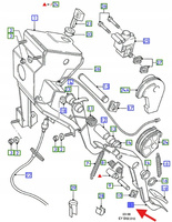 PEDAŁ SPRZĘGŁA TRANSIT 1994-2000 1097895 _ 99VB-7520-AA