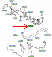 ZAWÓR SPALIN EGR 2.2 TDCi FORD MONDEO S-MAX 1427355 _ 6G9Q-9D475-AA