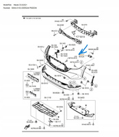 Prawy ślizg zderzaka - Mazda CX-5 KF_KB8A500T1A