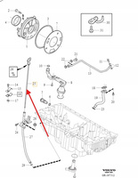BAGNET MIARKA OLEJU 2.4 D5 VOLVO XC60 XC70 2009- S40 V50 C70 OE 30774666