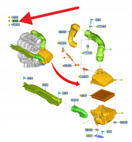 PRZEWÓD PODCIŚNIENIA 2.0 2.3 EB FORD KUGA FOCUS 19- 2281805 _ K2GE-6758-BC