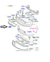 ATRAPA CHŁODNICY FORD S-MAX MK1 2006- 2010 1480187 _ 6M21-R8200-AG
