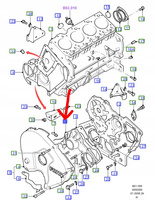POKRYWA POMPY OLEJU FORD TRANSIT DIESEL 1991-97 _ 1111880  _ 974F-6664-BB