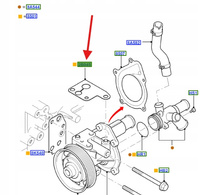 USZCZELKA POMPY VACUM FORD TRANSIT 2000- 2.4 DIESEL 1103683 _ YC1Q-2B045-BD