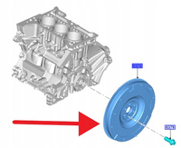 KOŁO ZAMACHOWE 1.0 EB FORD FIESTA PUMA FOCUS 2018- 2218002 _ H6BG-6375-AA