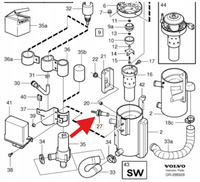ŚWIECA ŻAROWA OGRZEWANIA POSTOJOWEGO B5 B6 D5 VOLVO S80 S60 V70 OE 3730104