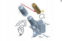 FILTR OLEJU OM254 Benzyna MERCEDES C W206 OE A2541840600