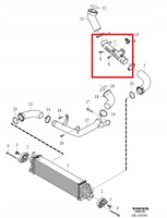 PRZEWÓD POWIETRZA VOLVO S60 II,III 14-21 S80II 14-
