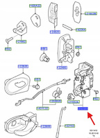 ZAMEK DRZWI PRZEDNIE LEWY FORD TRANSIT MK5 MK6 1818768 _ YC1A-V21813-BR