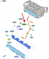 PRZEWÓD KUGA FOCUS MUSTANG 2126245 _ EJ7E-9J323-CB
