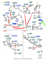 CZUJNIK CIŚNIENIA UKŁ. WSP FORD MONDEO Mk4 2007- 1437144 _ 6G91-3N824-AA