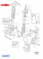 Guma sprężyny Volvo OE 30666314