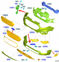 RAMKA LEWA ZDERZAKA TRANSIT CUSTOM 2012- 2260371 _ JK21-R19953-CE5YZ9