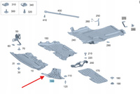PRAWA BOCZNA OSŁONA POD ZDERZAK MERCEDES E W213 W238 CLS W257 A213520270064