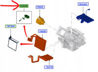 ZAWÓR ROZPRĘŻNY FORD FOCUS Mk3 C-MAX Mk2 2010-2015 _1720823_AV6N-19849-AB