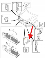 PRAWA KIEROWNICA POWIETRZA VOLVO XC60 2009- OE 31383685