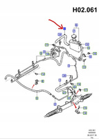 PRZEWÓD POMPY WSPOMAGANIA FORD ESCORT 95-01_1053503_96AB-3691-BC