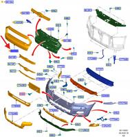 RAMKA ATRAPY GIRLLA FORD OE RANGER 2019-2021 2339581 _ JB3B-8B189-DB5JNV