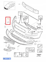 Prawa zaślepka spryskiwacza Volvo OE 39991799
