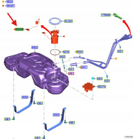 CZUJNIK ZBIORNIKA PALIWA 1.5L TDCI 2.0L ECOBLUE 2535901 _ MX61-9A299-GA