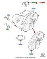 CZUJNIK CIŚNIENIA POWIETRZA FORD FOCUS KA C-MAX 1923995 _ 2S6A-9F479-BC