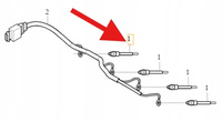 ŚWIECA ŻAROWA 2.0 D4 VOLVO S40 V50 2004- C30 C70 S80 2008- OE 30725069