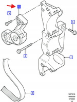 NAPINACZ PASKA KILINOWEGO 1.9L TDCI GALAXY 00-05 1376631 _ YM21-6K254-EA