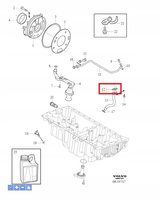 USZCZELKA SPŁYW TURBINY 2.0 D4 D5 VOLVO S60 V60 2011- V40 XC70 OE 30758278