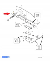 Pianka podszybia Volvo OE 32244407 PRAWA