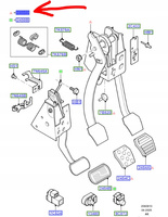 PEDAŁ HAMULCA FORD FOCUS Mk1 1999-2005_1149139_98AB-2450-RE