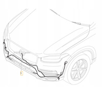 PRZEWÓD WIĄZKA KAMERY W GRILL PRZÓD VOLVO XC90 2020- OE 32217292
