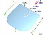 SZYBA PRZEDNIA FORD KUGA 2015-2016 OE 2002073 _ GV44-S03100-KA