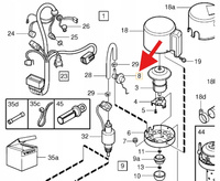 REGULATOR CIŚNIENIA OGRZEWANIE POSTOJOWE D5 VOLVO V70 S60 2001- OE 3731100