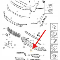 OSŁONA PŁYTA POD ZDERZAK CHŁODNICE VOLVO V90 CC 2020- OE 31690843