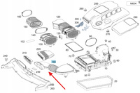 RURA DOLOT POWIETRZA DIESEL M654 MERCEDES W213 W238 CLS W257 OE A6540940097
