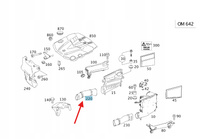 RURA DOLOT POWIETRZA SSĄCY PRAWY DIESEL OM211 OM219 MERCEDES OE A6420945097