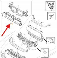 WLOT DOLNA KIEROWNICA POWIETRZA VOLVO XC60 2022- OE 32227933