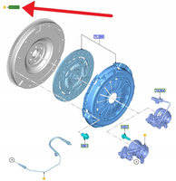 WYSPRZĘGLIK SPRZĘGŁA 1.0 EB FORD FIESTA PUMA 2019- 2420714 _ H1B1-7C630-AA