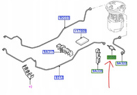 FILTR PALIWA FORD FUSION FIESTA Mk6 2208333 _ 2S6J-9155-AA