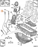MIARKA OLEJU BAGNET CITROEN C4 C4 PICASSO C5 C8 DS4 DS5 JUMPY OE 1174G9