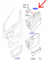 BOCZEK DRZWI PRAWY PRZÓD FORD TRANSIT Mk6 2006-2014 _1449158_6C1V-V23942-AAA6AG