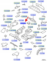 PODKŁADKA MIĘKKA MONDEO 2007- 2014 1751076 _ 7S71-N11168-AF