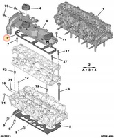 USZCZELKA POKRYWY ZAWORÓW CITROEN BERLINGO C3 C4 C5 DS3 DS4 DS5 OE 0249G2