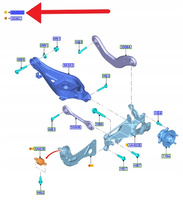 ZWROTNICA PRAWY TYŁ FORD FOCUS HATCHBACK 2018- OE 2479371 _ JX61-5A968-AEJ