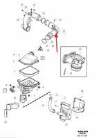 RURA INTERCOOLERA 2.0 D4 VOLVO XC90 S90 V90 17- XC60 2018- OE 31657341