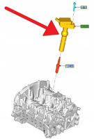 CEWKA ZAPŁONOWA 1.0 EB FORD FIESTA PUMA FOCUS 18- 2782591 _ R2XG-12A366-AA