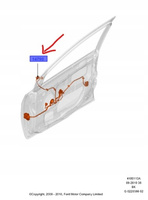 WIĄZKA DRZWI PRAWYCH FORD FUSION FIESTA Mk6_1367557_2S6T-14A584-BCJ
