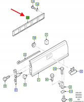 POKRYCIE TYLNA KLAPA RANGER 1998-2012 4040410 _ XM34-J43121-AB